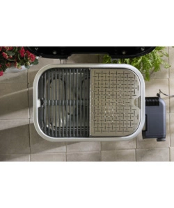 BARBECUE ELETTRICO WEBER "LUMIN SMART BLACK" NERO CON GRIGLIA 49X33 CM