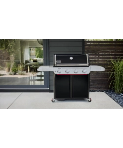 BARBECUE A GAS WEBER "GENESIS E-415" NERO 4 BRUCIATORI
