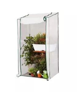 TELO DI RICAMBIO VERDEMAX PER SERRA BUGANVILLEA IN TNT bianco traslucido 100X70X189 CM
