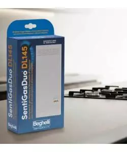 RILEVATORE DI GAS METANO E MONOSSIDO DI CARBONIO BEGHELLI "SENTIGAS DUO DL145" CON SISTEMA DI AUTODIAGNOSI E ALLARME