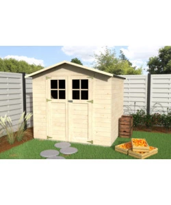 CASETTA IN LEGNO DA GIARDINO DECOR ET JARDIN "LODE" IN ABETE BIANCO NORDICO 229X202X199 CM