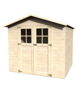 CASETTA IN LEGNO DA GIARDINO DECOR ET JARDIN "LODE" IN ABETE BIANCO NORDICO 229X202X199 CM
