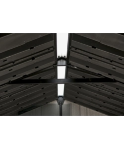 CASETTA DA GIARDINO KETER "NEWTON+ 7511/1175" IN RESINA MARRONE DOPPIA OPZIONE MONTAGGIO 350X230X246 CM