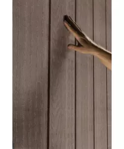 CASETTA DA GIARDINO KETER "NEWTON+ 7515/1575" IN RESINA MARRONE DOPPIA OPZIONE MONTAGGIO 476X230X246 CM