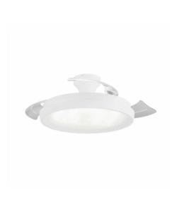 LAMPADA VENTILATORE LED PHILIPS "BLISS" BIANCO EFFETTO CIELO STELLATO 35+28W