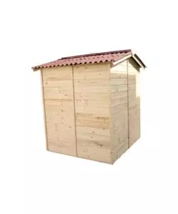 CASETTA IN LEGNO DA GIARDINO HABRITA "EDEN" IN ABETE ROSSO MASSICCIO 180X187X204 CM