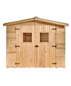 CASETTA IN LEGNO DA GIARDINO HABRITA "EDEN" IN ABETE ROSSO MASSICCIO 270X187X210 CM