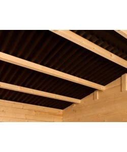CASETTA IN LEGNO DA GIARDINO HABRITA "EDEN" IN ABETE ROSSO MASSICCIO 370X187X210 CM