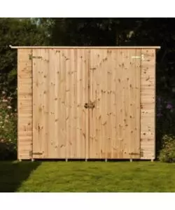 CASETTA IN LEGNO DA GIARDINO HABRITA "EDEN" IN ABETE ROSSO MASSICCIO 220X125X162 CM