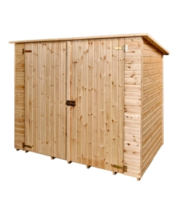 CASETTA IN LEGNO DA GIARDINO HABRITA "EDEN" IN ABETE ROSSO MASSICCIO 220X125X162 CM