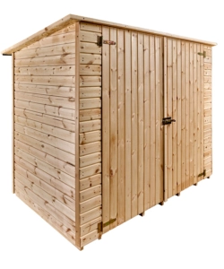 CASETTA IN LEGNO DA GIARDINO HABRITA "EDEN" IN ABETE ROSSO MASSICCIO 220X125X162 CM