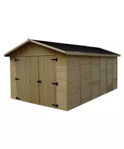 GARAGE IN LEGNO HABRITA "ED 2848 N" IN ABETE 300X520X226 CM