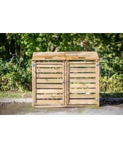 COPRIBIDONI SPAZZATURA HABRITA "CP 15090" IN PINO SILVESTRE 150X90x120 CM