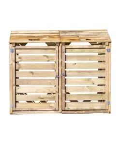 COPRIBIDONI SPAZZATURA HABRITA "CP 15090" IN PINO SILVESTRE 150X90x120 CM