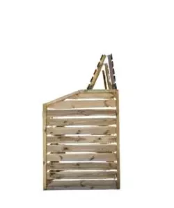 COPRIBIDONI SPAZZATURA HABRITA "CP 15090" IN PINO SILVESTRE 150X90x120 CM