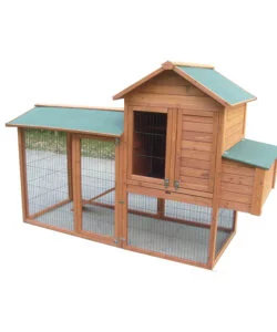 CASETTA POLLAIO PER GALLINE HABRITA "PO 2309" IN LEGNO 227X94X151 CM