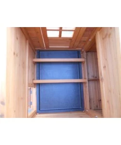 CASETTA POLLAIO PER GALLINE HABRITA "PO 2309" IN LEGNO 227X94X151 CM