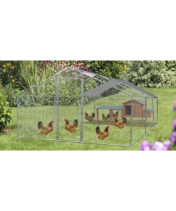 RECINTO PER ANIMALI HABRITA "ENC 3060 32 GJM" IN ACCIAIO ZINCATO 300X600X220 CM