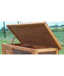 CONIGLIERA DA ESTERNO IN LEGNO HABRITA "CL 1007" 91,5X45X70 CM