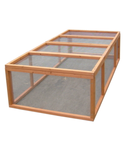 CONIGLIERA DA ESTERNO IN LEGNO HABRITA "CL 1809" IN PINO 180X90X48 CM