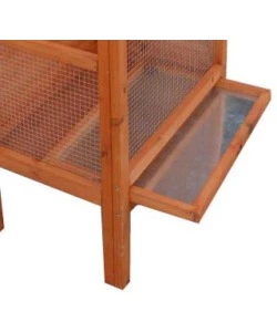 VOLIERA DA ESTERNO IN LEGNO HABRITA "PO H 775" 77X55X158 CM