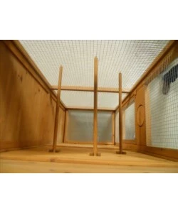 VOLIERA DA ESTERNO IN LEGNO HABRITA "PO H 775" 77X55X158 CM