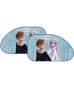COPPIA TENDINE AUTO LATERALI TRAPEZIO "FROZEN ICE" 65X38 CM