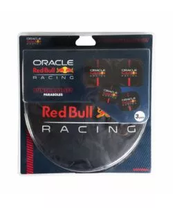 SET PARASOLE E TENDINE REDBULL "POWERBAR"  NERO E ROSSO