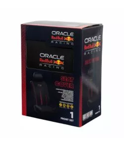 SET COPRISEDILE AUTO REDBULL "POWERBAR" NERO E ROSSO 3 PEZZI