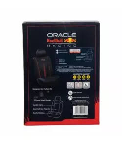 SET COPRISEDILE AUTO REDBULL "POWERBAR" NERO E ROSSO 3 PEZZI