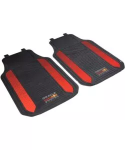 SET 2 TAPPETINI AUTO REDBULL "POWERBAR" NERO E ROSSO