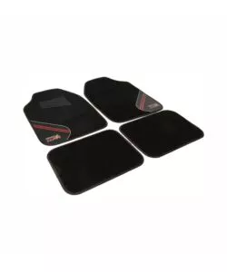 SET TAPPETI AUTO REDBULL "RACING" NERO E ROSSO 4 PEZZI