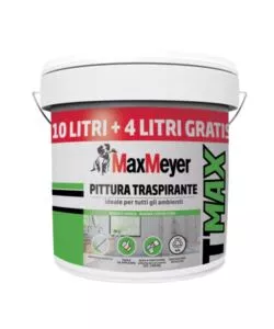 PITTURA MURALE TRASPIRANTE MAX MEYER "T-MAX" BIANCO 14 LT