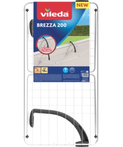 STENDIBIANCHERIA DA BALCONE "BREZZA" VILEDA NERO 18 MT