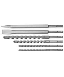 SET 6 PUNTE E SCALPELLI SDS PLUS - VALEX - 6 PEZZI