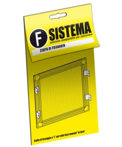 STAFFA FISSAGGIO A MURO A L SISTEMA 4 PEZZI