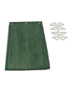 TENDA ZANZARIERA AD ANELLI PER PORTAFINESTRA VERDE 150X250 CM
