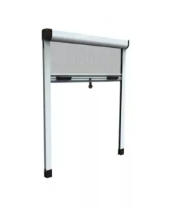 ZANZARIERA VERTICALE AVVOLGIBILE "ROTO" BIANCO 100X170 CM
