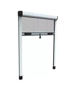 ZANZARIERA VERTICALE AVVOLGIBILE "ROTO" BIANCO 120X170 CM
