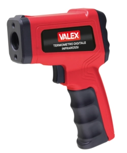 TERMOMETRO DIGITALE AD INFRAROSSI PER SUPERFICI - VALEX - MISURAZIONE DA -50°C A +550°C