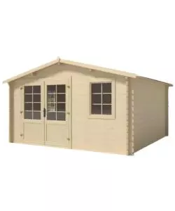 CASETTA IN LEGNO DA GIARDINO "VALENCIA" IN ABETE 427X413X239 CM