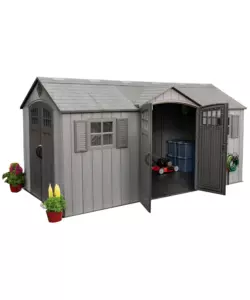 CASETTA DA GIARDINO LIFETIME "UTAH" IN RESINA 257X244X244 CM