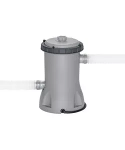 PISCINA FUORI TERRA CON STRUTTURA RETTANGOLARE BESTWAY "POWER STEEL" GRIGIO SCURO 412x201x122 CM