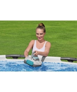 ROBOT PULITORE A BATTERIA PER PISCINE BESTWAY "AQUATRONIX G100" 9V