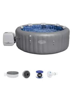 PISCINA IDROMASSAGGIO GONFIABILE BESTWAY "LAY-Z-SPA SANTORINI HYDROJET PRO" PER 5-7 PERSONE