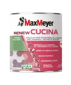 SMALTO ALL'ACQUA CUCINA MAX MEYER "RENEW" VERDE 0,75 LT