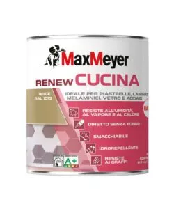 SMALTO ALL'ACQUA CUCINA MAX MEYER "RENEW" BEIGE 0,75 LT