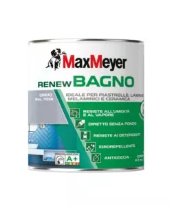 SMALTO ALL'ACQUA BAGNO MAX MEYER "RENEW" GRIGIO 0,75 LT