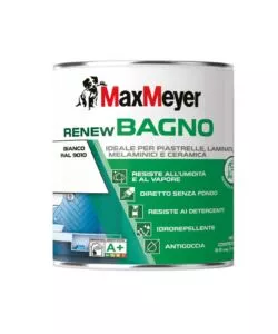 SMALTO ALL'ACQUA BAGNO MAX MEYER "RENEW" BIANCO 0,75 LT