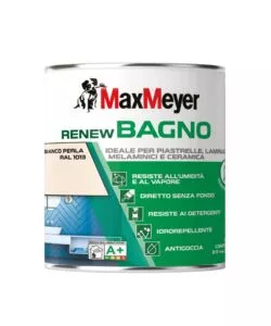SMALTO ALL'ACQUA BAGNO MAX MEYER "RENEW" BIANCO PERLA 0,75 LT